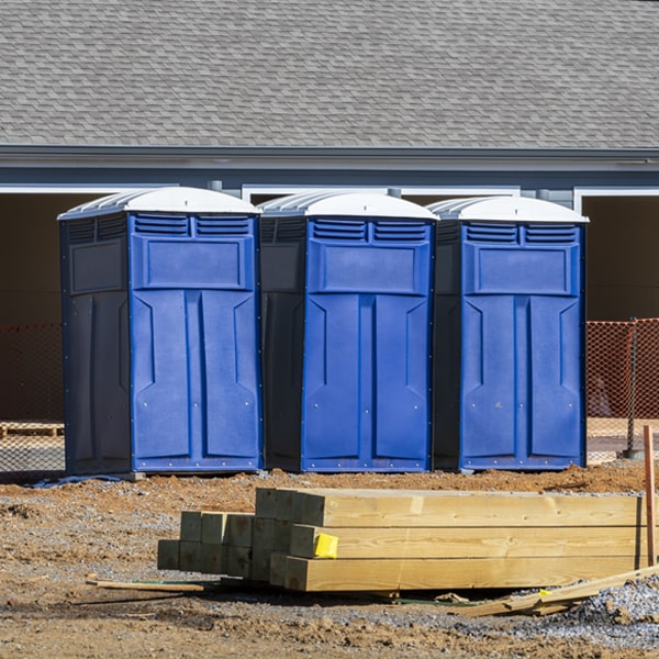 how do you dispose of waste after the porta potties have been emptied in Prairie Grove